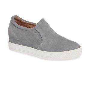 Suede Wedge Sneaker